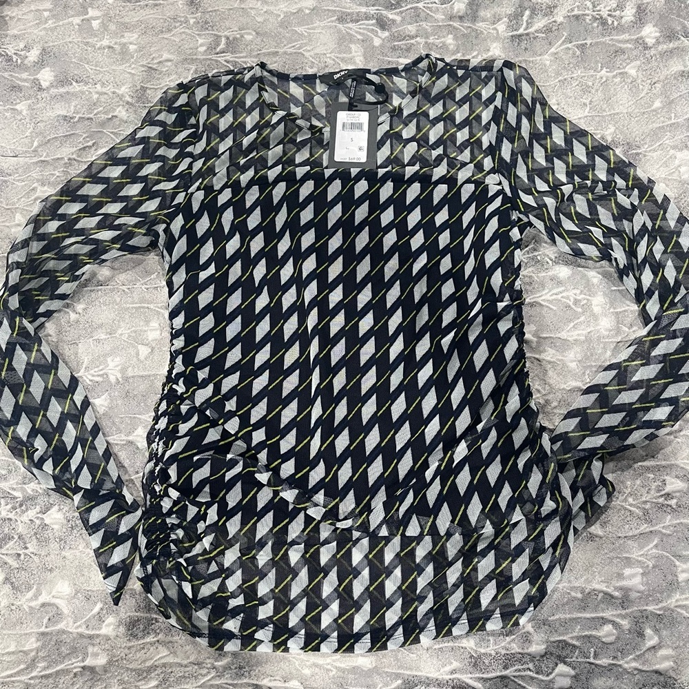 DKNY multi color top